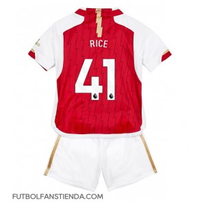 Arsenal Declan Rice #41 Primera Equipación Niños 2023-24 Manga Corta (+ Pantalones cortos)